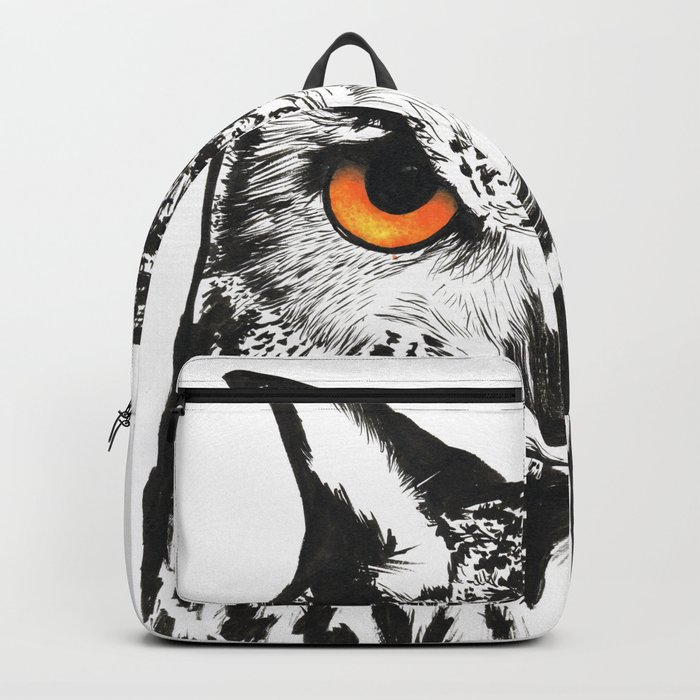 Fire-Eyed Owl Backpack