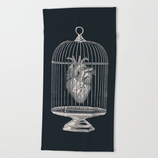Free My Heart Beach Towel