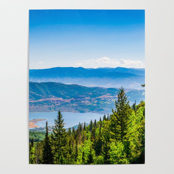 Park City Deer Valley Utah Landscape Print Poster