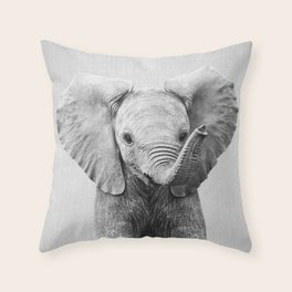 elephant print throw pillows