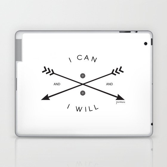 I can & I will Laptop & iPad Skin