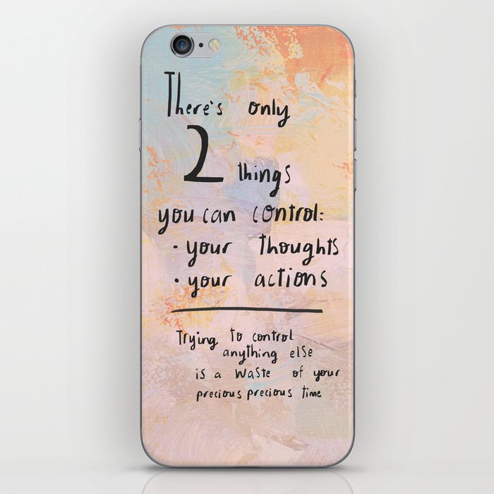 Two Things iPhone Skin