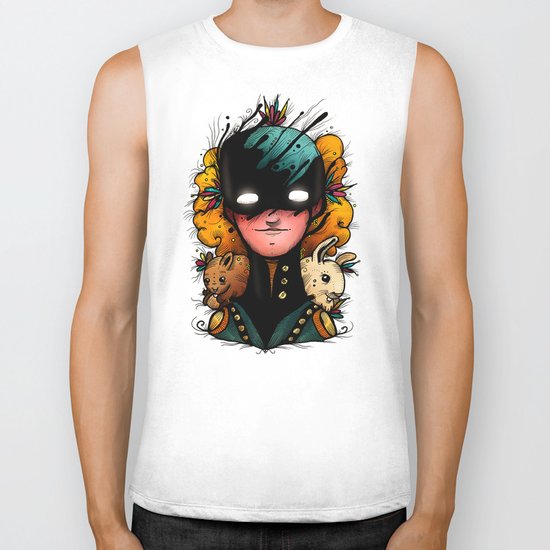 Guardians of the Woods (Color Version) Biker Tank
