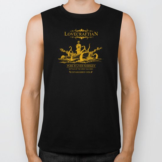 Lovecraftian Whiskey Biker Tank