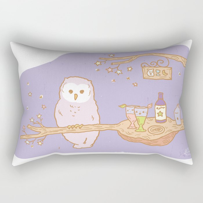 The Owl's bar Rectangular Pillow