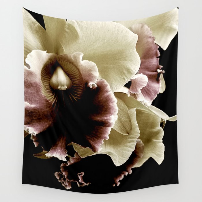 Orchid Dramatic Wall Tapestry
