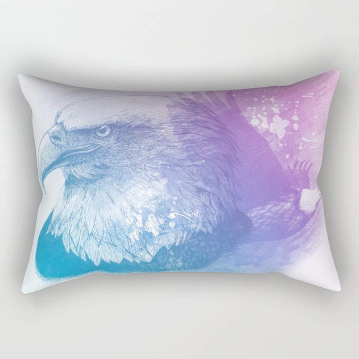 Animal Spirit Eagle Rectangular Pillow