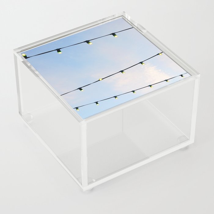 Outdoor string lights | Simple Life Photography Acrylic Box