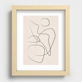 Abstract Line I Recessed Framed Print