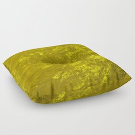 Mustard yellow velvet texture Floor Pillow