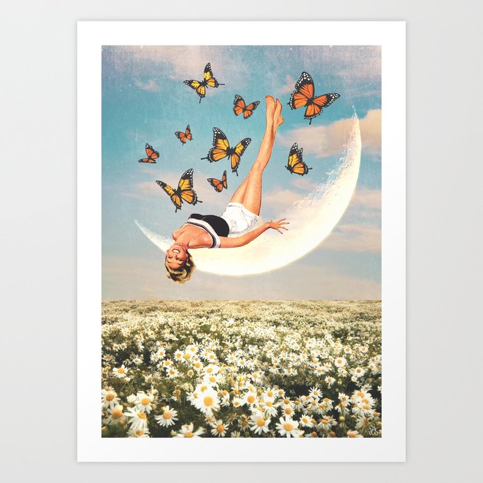 Daydreamer Art Print By Linzsepe Society6