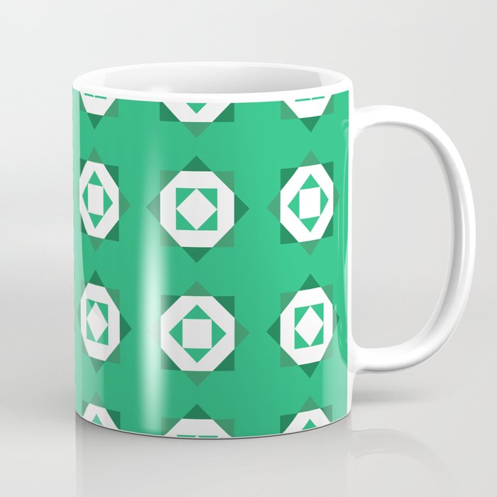Maroccan Green Stars Coffee Mug