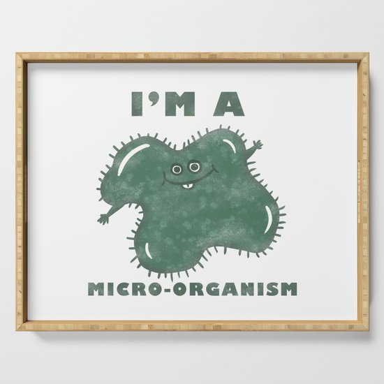 Funny Biology Memes Teacher Student Bacteria Gift Serving Tray By Pubeast Society6