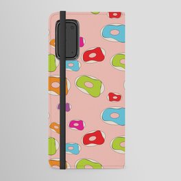 High Contrast Donuts Android Wallet Case