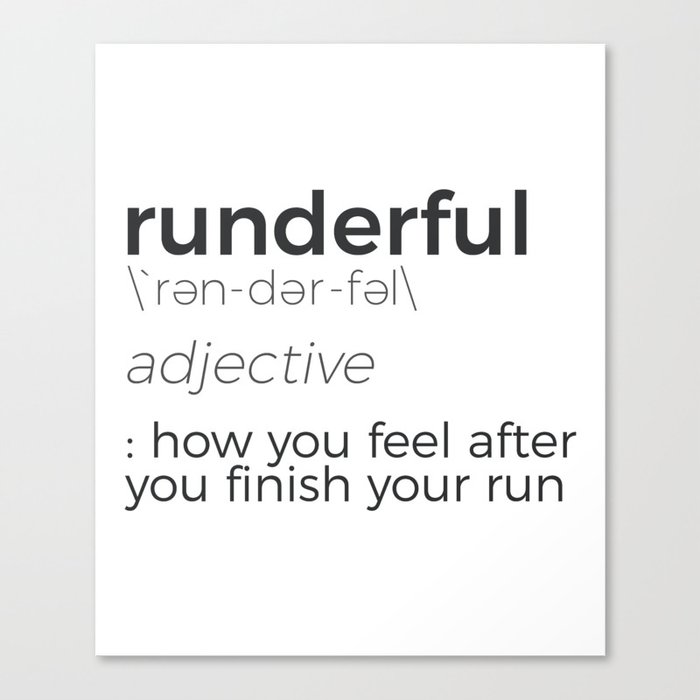 Adrenaline Rush Runner S High Running Is Life Run Design Canvas
