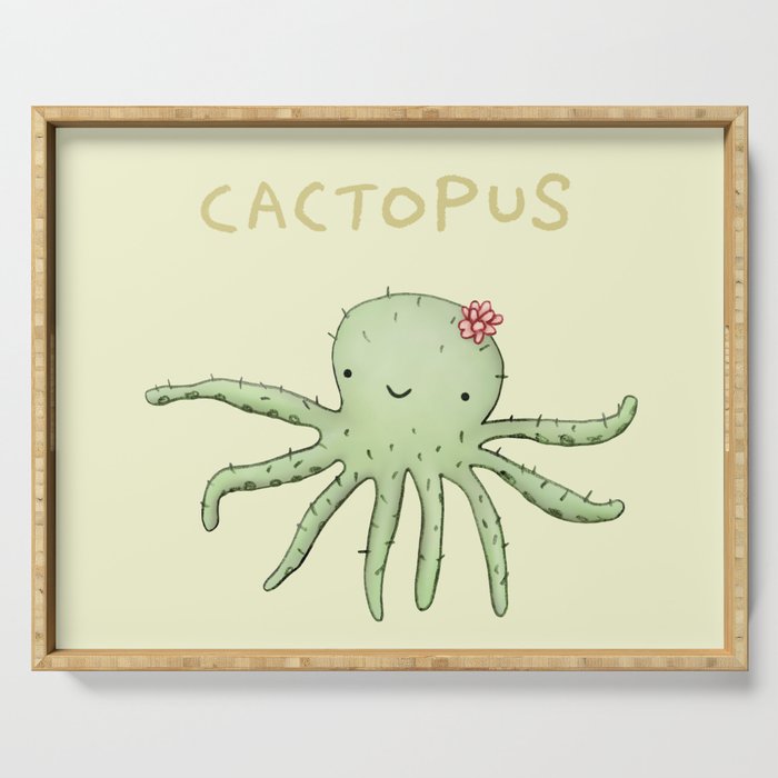 Cactopus Serving Tray