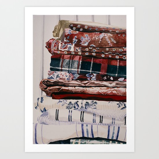 Linens Art Print
