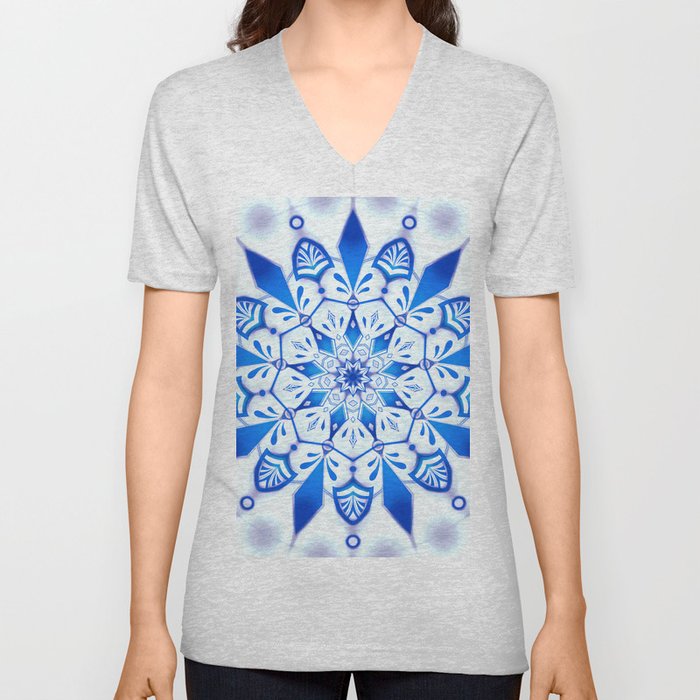 Magic Mandala 02 V Neck T Shirt