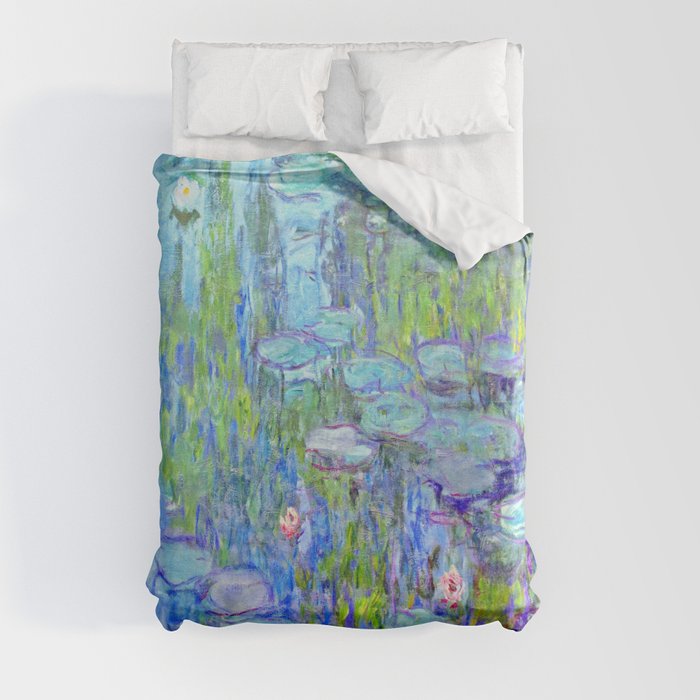 Water Lilies monet : Nympheas Duvet Cover