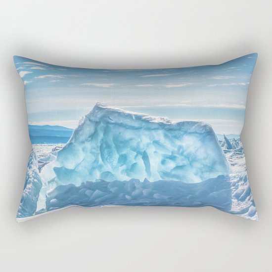 Pressure ridge of lake Baikal Rectangular Pillow