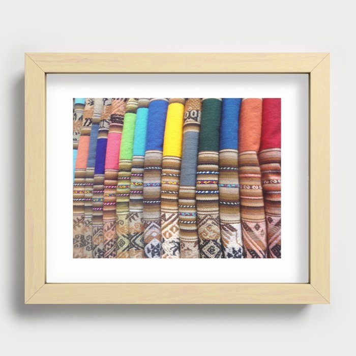 textiles Recessed Framed Print
