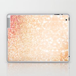 Orange Iridescent Glitter Laptop Skin