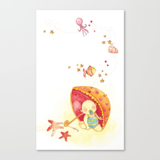 Baby beach Canvas Print