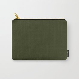 Dark olive textured. 2 Carry-All Pouch