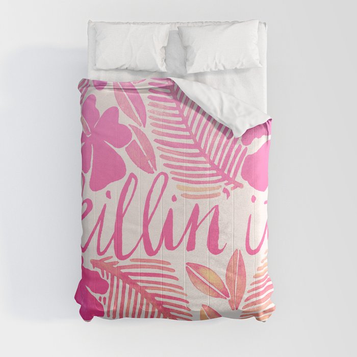 Killin' It – Pink Ombré Comforter