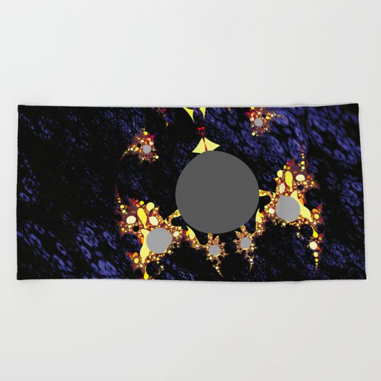 foreign moon walker Beach Towel