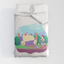 Teeny Tiny Worlds - Route 12 Comforter