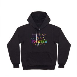 Never Straight Only Forward LGBTQ+ Gay Pride Design Hoody