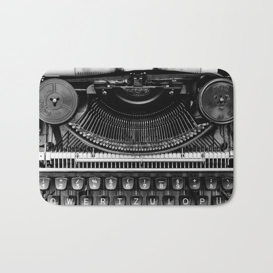 Typewriter Bath Mat