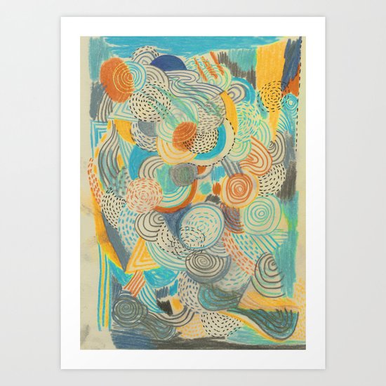 Wide awake Art Print