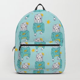 Confused girl  Backpack