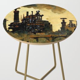 A world enveloped in pollution Side Table