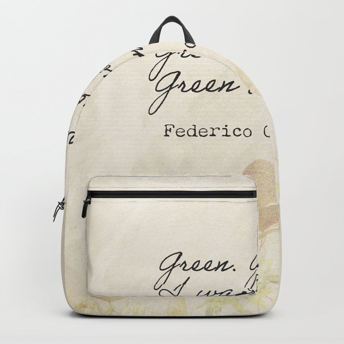 Federico García Lorca vers 4 Backpack