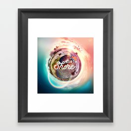Planet NorthShore Framed Art Print