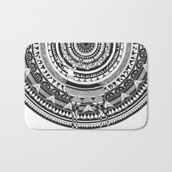 Deer Mandala Bath Mat