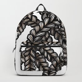 Braids Backpack | Afro, Pattern, Locs, Protectivehairstyle, Ink, Drawing, Braid, Rapunzel, Digital, Hairstyle 