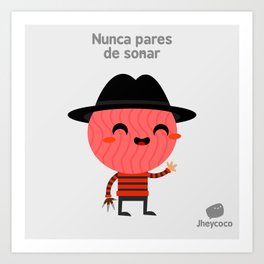 freddy krueger Art Print