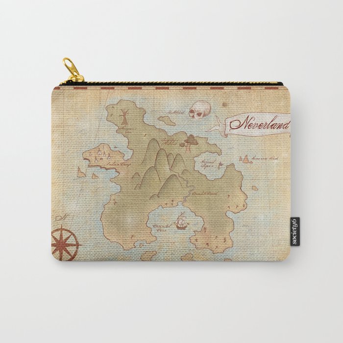Map of Neverland Carry-All Pouch