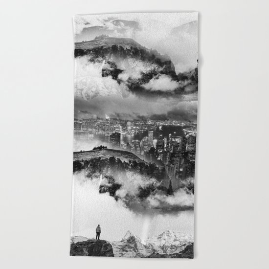 Lost city of Oz Beach Towel