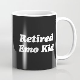 Retired Emo Kid Funny Quote Mug