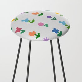 Botanical flower collection 4 Counter Stool