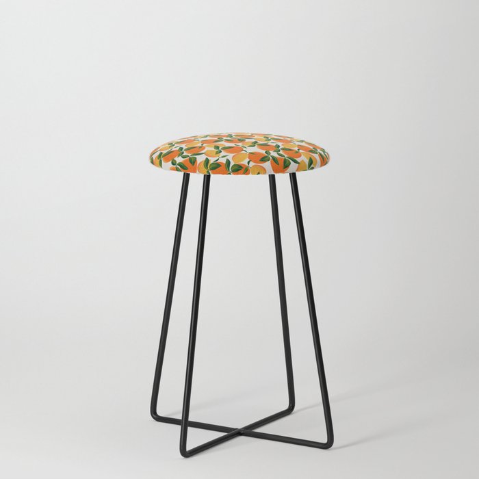Oranges and Lemons Counter Stool