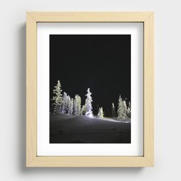 STARGAZING AT CHARLIE DOME Recessed Framed Print