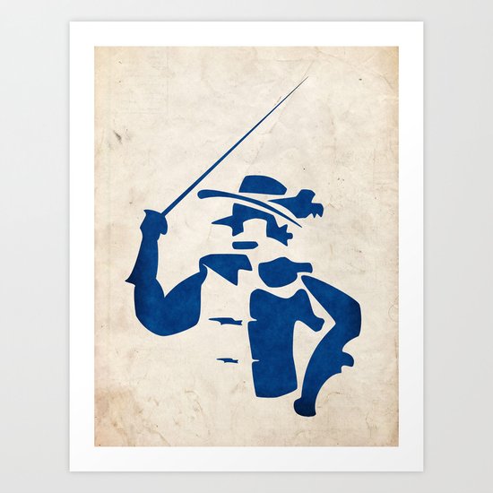 Cyrano de Bergerac - Digital Work Art Print