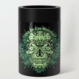 Dia De Los Muertos Skull Day Of The Dead Can Cooler