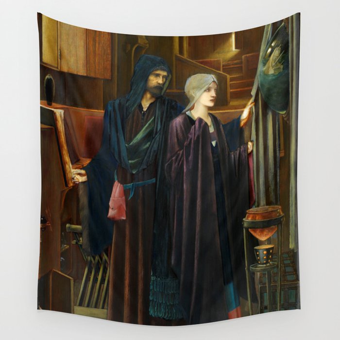 Edward Burne-Jones "The Wizard" Wall Tapestry